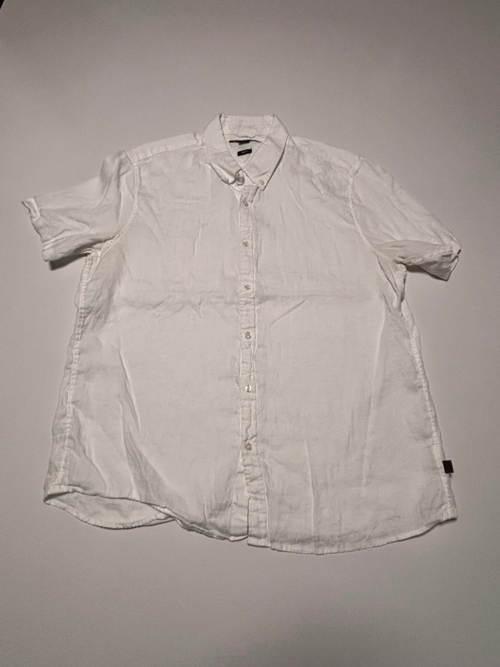 Mens Michael Koss Short Sleeve Lightweight Button Down Shirt Size XL